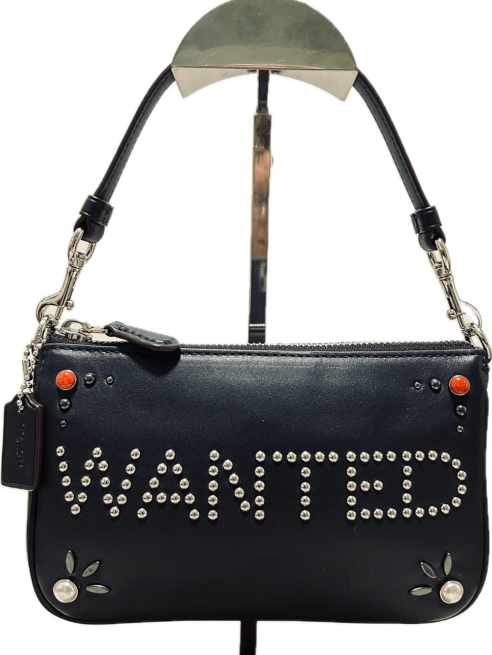 COACH Nolita “WANTED” Western Rivets Demi Shoulder Bag - Picture 6 of 14